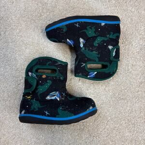 Baby Bogs II Toddler Kids Jurassic Dino Waterproof Ankle Boots Size 7